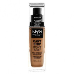Nyx professional makeup Can't Stop Won't Stop Full Coverage Foundation Tonālais krēms 30ml