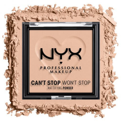 Nyx professional makeup Can't Stop Won't Stop Mattifying Powder Kompakts pūderis matētam efektam 6