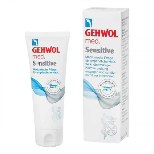 Gehwol Med Sensitive Krēms ar sudrabu jūtīgas ādas kopšanai 75ml