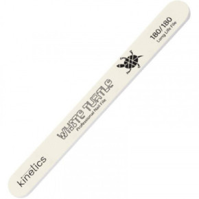 Kinetics White Turtle Nail File 180/180 Grit Nagu vīle 1gab.