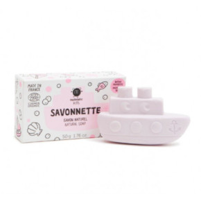 Nailmatic Kids BOAT Organic Kids Soap Raspberry Dabīgas bērnu ziepes ar aveņu smaržu 50g