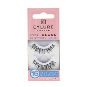 Eylure Pre-Glued Fluttery Light Lashes Mākslīgās skropstās No. 117