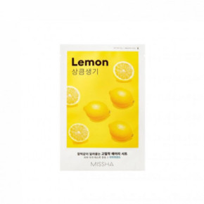 Missha Airy Fit Sheet Mask Lemon Sejas maska 19g