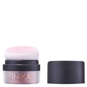 Inika Organic Mineral Blusher Puff Pot Minerālais sārtums ar spilventiņu 3g