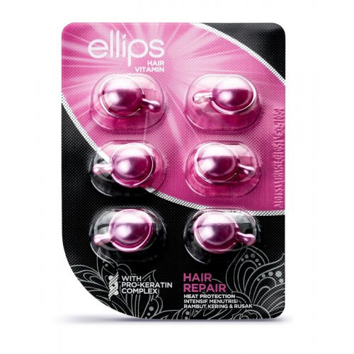 Ellips Hair Repair Pro Keratin Vitamīni bojātiem matiem ar keratīna 50x1ml