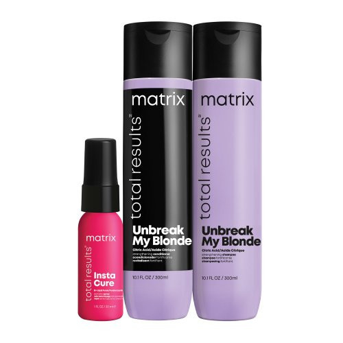 Matrix Unbreak My Blonde Komplekts gaišiem matiem 300ml+300ml+30ml
