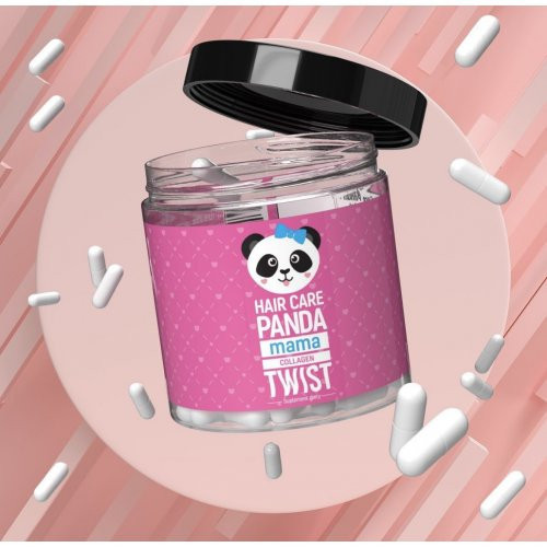 Hair Care Panda MAMA Collagen Twist Food Supplement Uztura bagātinātājs 30 kapsulas