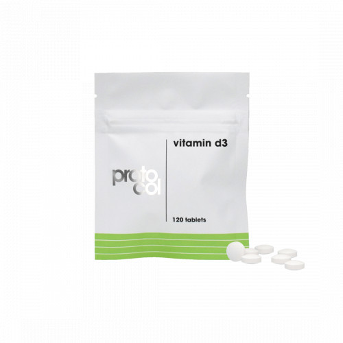 Proto-col Vitamin d3 Uztura bagātinātājs 120 gab.