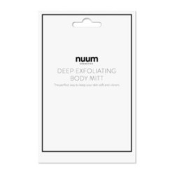 Nuum Cosmetics Deep Exfoliating Body Mitt Ķermeņa skrubja cimds 1gab.