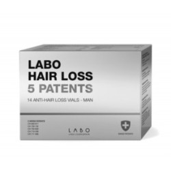 Crescina Labo HAIR LOSS 5 Patents Anti-Hair Loss Vials Man Ampulas pret matu izskrišanu vīriešiem 14amp.
