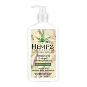 Hempz Sandalwood & Apple Herbal Body Moisturizer Mitrinošs ķermeņa krēms 500ml