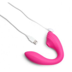 So Divine Pearl Vibe Suction & G-spot Stimulator Klitora un G punkta stimulators Pink