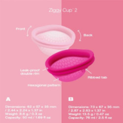 Intimina Ziggy Cup 2 Menstruālā piltuve size B