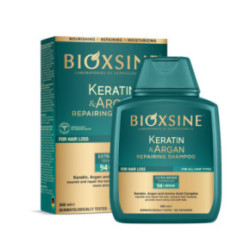 Bioxsine Keratin & Argan Repairing Shampoo Atjaunojošs matu šampūns 300ml