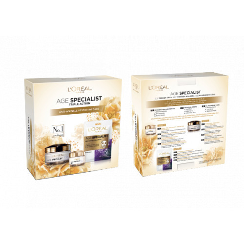 L'Oréal Paris Age Specialist Atjaunojošs ādu komplekts pret grumbām