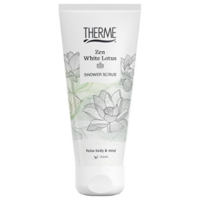 Therme Zen White Lotus Rice Shower Scrub Ķermeņa skrubis 200ml