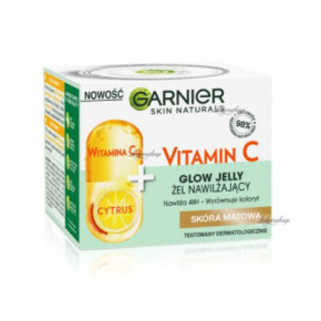 Garnier Vitamin C Glow Jelly Daily Moisturizing Mitrinošs sejas gēls ar C vitamīnu 50ml