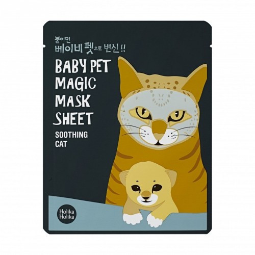 Holika Holika Baby Pet Magic Mask Sheet Cat sejas maska 22ml