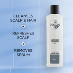 Nioxin SYS2 Cleanser Shampoo Attīrošs šampūns 1000ml