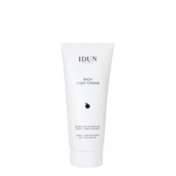 IDUN Rich Body Cream Barojošs ķermeņa krēms ar šī sviesta un auzu eļļām 200ml