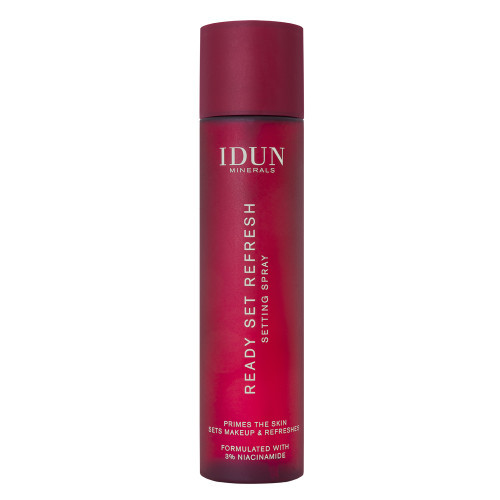 IDUN Ready Set Refresh Setting Spray Daudzfunkcionāla sejas migla ar niacinamīdu 100ml