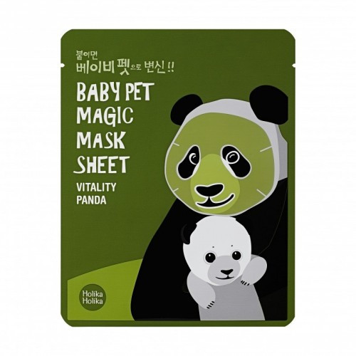 Holika Holika Baby Pet Magic Mask Sheet Panda sejas maska 22ml