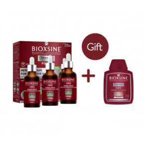 Bioxsine Dermagen Forte serums pret intensīvu matu izkrišanu + šampūns pret intensīvu matu izkrišanu 100ml - DĀVANĀ!