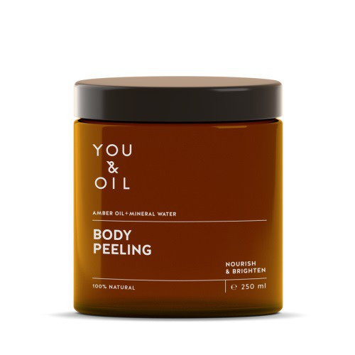 You&Oil Amber Oil + Mineral Water Body peeling Kermeņa skrubis ar dzintara eļļu un minerālūdeni 250ml