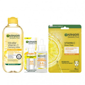 Garnier Vitamin C Brightening Essentials Set Sejas kopšanas komplekts ar C vitamīnu