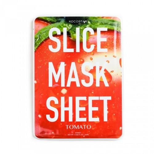 Kocostar Tomato Slice Mask Sheet Detoksicējoša tomātu maska