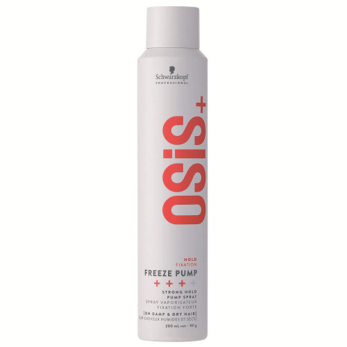 Schwarzkopf Professional Osis+ Freeze Pump Strong Hold Hair Spray Stipras fiksācijas matu laka ar pulverizatoru 200ml