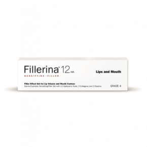 Fillerina 12 HA Filler Gel for Lips and Mouth 4 Dermo-kosmētiskās pildvielas gels lūpu zonai 7ml
