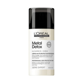 L'Oréal Professionnel Metal Detox Anti-Metal High Protection Leave In Cream Intensīvas iedarbības neskalojams matu krēms 100ml