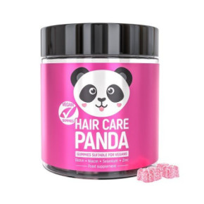 Hair Care Panda Vegan Gummies Food Supplement Uztura bagātinātājs 60pcs.