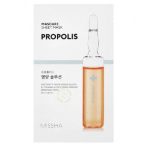 Missha Mascure Solution Sheet Mask Lokšņu sejas maska Propolis