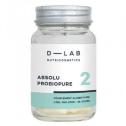 D-LAB Nutricosmetics Absolu Probiopure Uztura bagātinātājs gremošanas sistēmas un mikrofloras uzturēšanai 1 Mēnesim