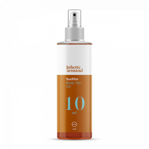 Juliette Armand Sunfilm Body Tan Oil SPF10 Ķermeņa eļļa pirms sauļošanos 200ml