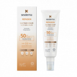 Sesderma Repaskin Silk Touch Color Sunscreen Spf50 Saules aizsargkrēms sejai ar toņi 50ml