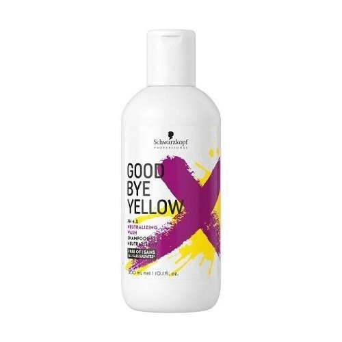 Schwarzkopf Professional Goodbye Yellow Bez sulfātu šampūns ar anti-dzelteno efektu 300ml