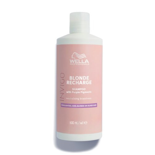 Wella Professionals Cool Blonde Recharge Shampoo Krāsu atsvaidzinošs šampūns vēsam blondam tonim 300ml