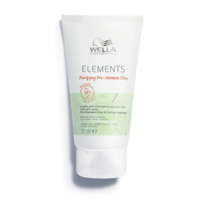 Wella Professionals Elements Pre-Shampoo Clay Attīrošs māls taukainai galvas ādai pirms galvas mazgāšanas 70ml
