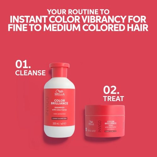 Wella Professionals Color Brilliance Coarse Shampoo Šampūns bieziem krāsotiem matiem 300ml