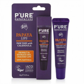 P'URE Papayacare Papaya Lips Lūpu balzams 10g