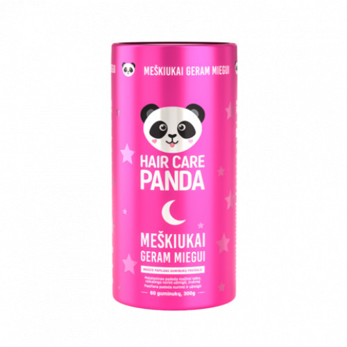 Hair Care Panda For Good Sleep Food Supplement Uztura bagātinātāji labākam miegam 60 Košļājamās tabletes