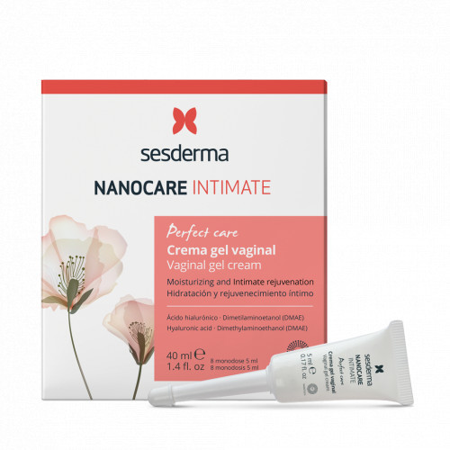 Sesderma Nanocare Intimate Vaginal Gel Cream Vagināls mitrinošs gēls 8x5ml