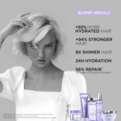 Kerastase Blond Absolu Bain Ultra-Violet Dzelteno toni neitralizējošs violets šampūns blondiem matiem 250ml