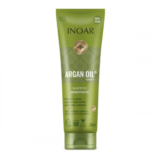 Inoar Argan Oil Shampoo Intensīvi mitrinošs šampūns ar argana eļļu 240ml