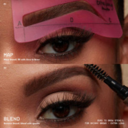 Nyx professional makeup Zero-to-Brow Eyebrow Stencils Uzacu trafareti Thick
