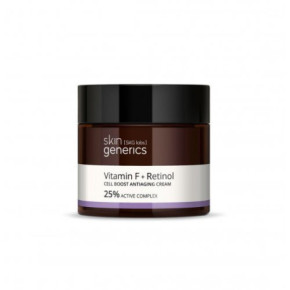 Skin Generics Vitamina F + Retinol Cell Boost Anti-Aging Cream Sejas krēms ar retinolu un vitamīnu F 50ml