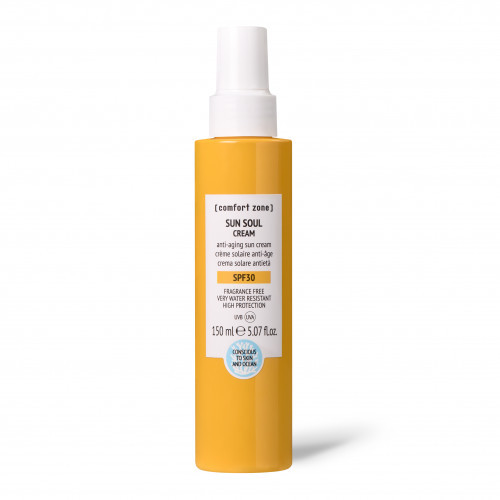 Comfort Zone Sun Soul Cream SPF30 Pretgrumbu ķērmeņa krēms 150ml